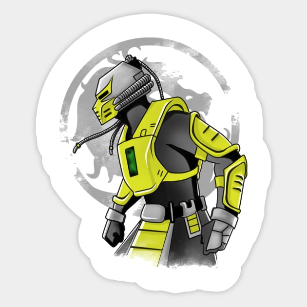 cyrax Sticker by dubcarnage